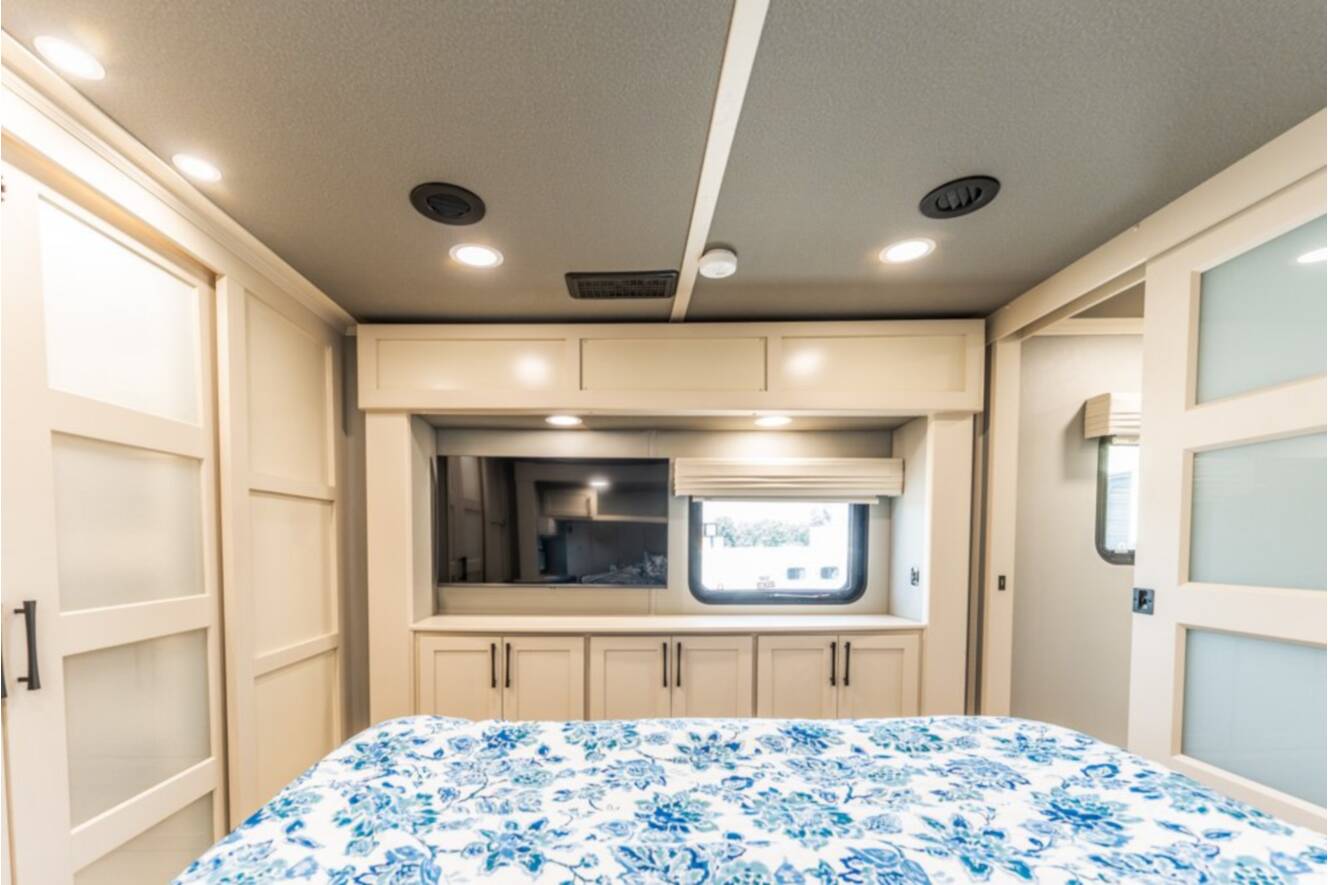 A photo of this 2024 Luxe 48FB TOYHAULER