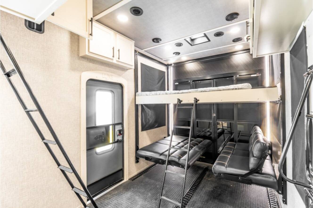 A photo of this 2024 Luxe 48FB TOYHAULER
