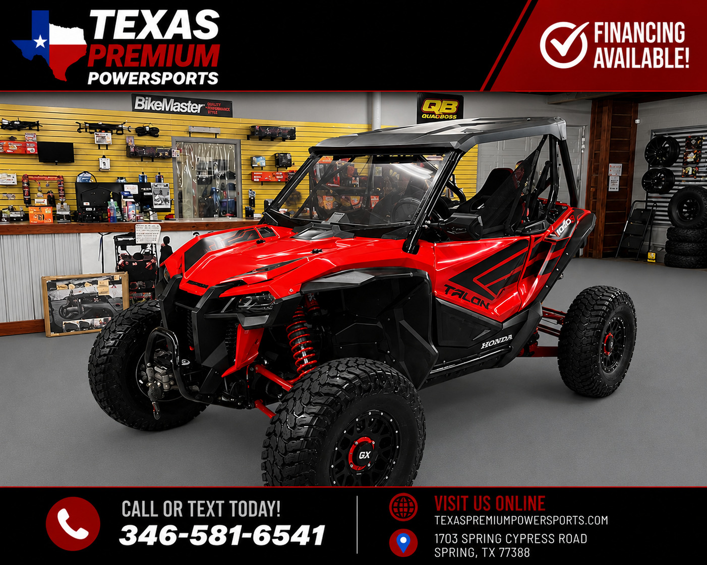 2020 Honda TALON 1000R 4X4 EFI Recreation / Sport ATV