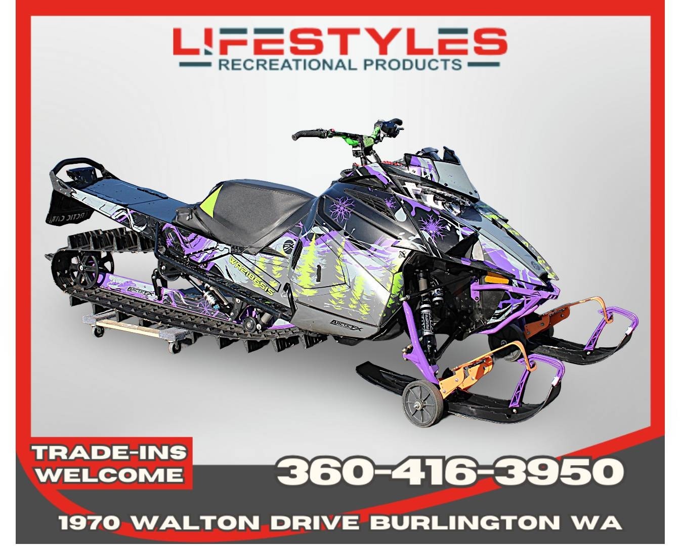 2019 Arctic Cat M 8000 Mountain Cat Alpha One 165 Snowmobile snowmobile