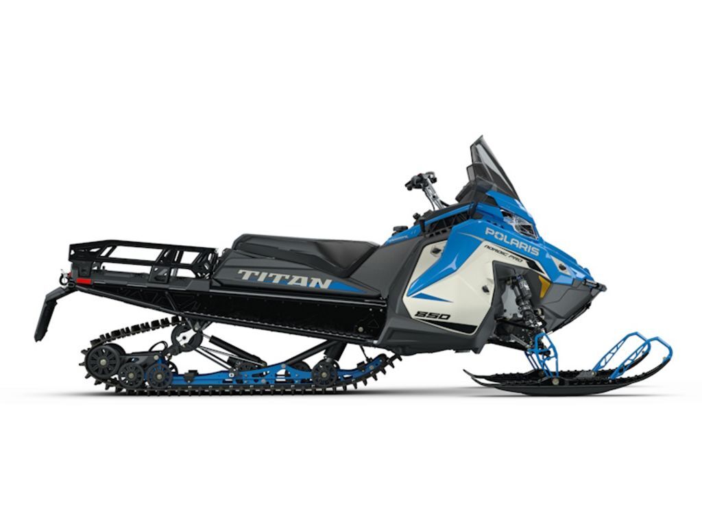 2027 Polaris® 850 Titan Nordic Pro Matte Silver Quartz / Velocity Blu in hampton falls NH
