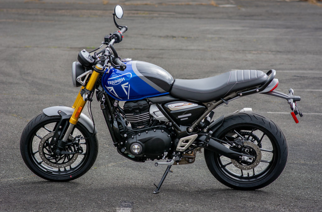 2024 Triumph Speed 400 Caspian Blue / Storm Grey BASE in Richmond, VA