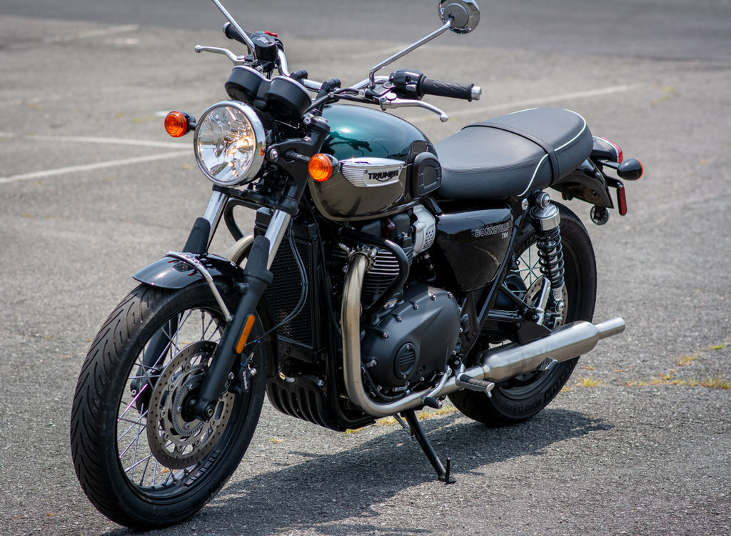 2024 Triumph Bonneville T100 Competition Green/Ironstone BASE in Richmond, VA