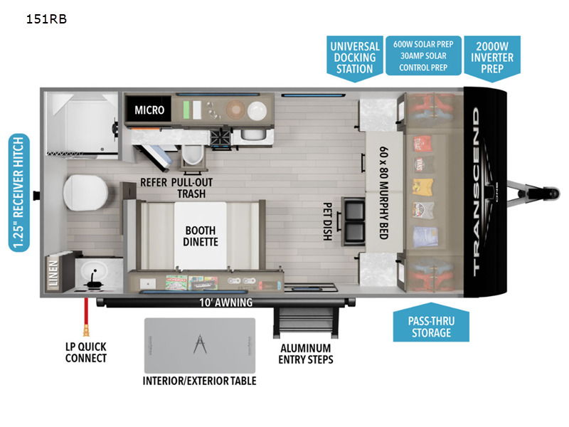 2027 Grand Design TRANSCEND-ONE 151RB in mt clemens MI