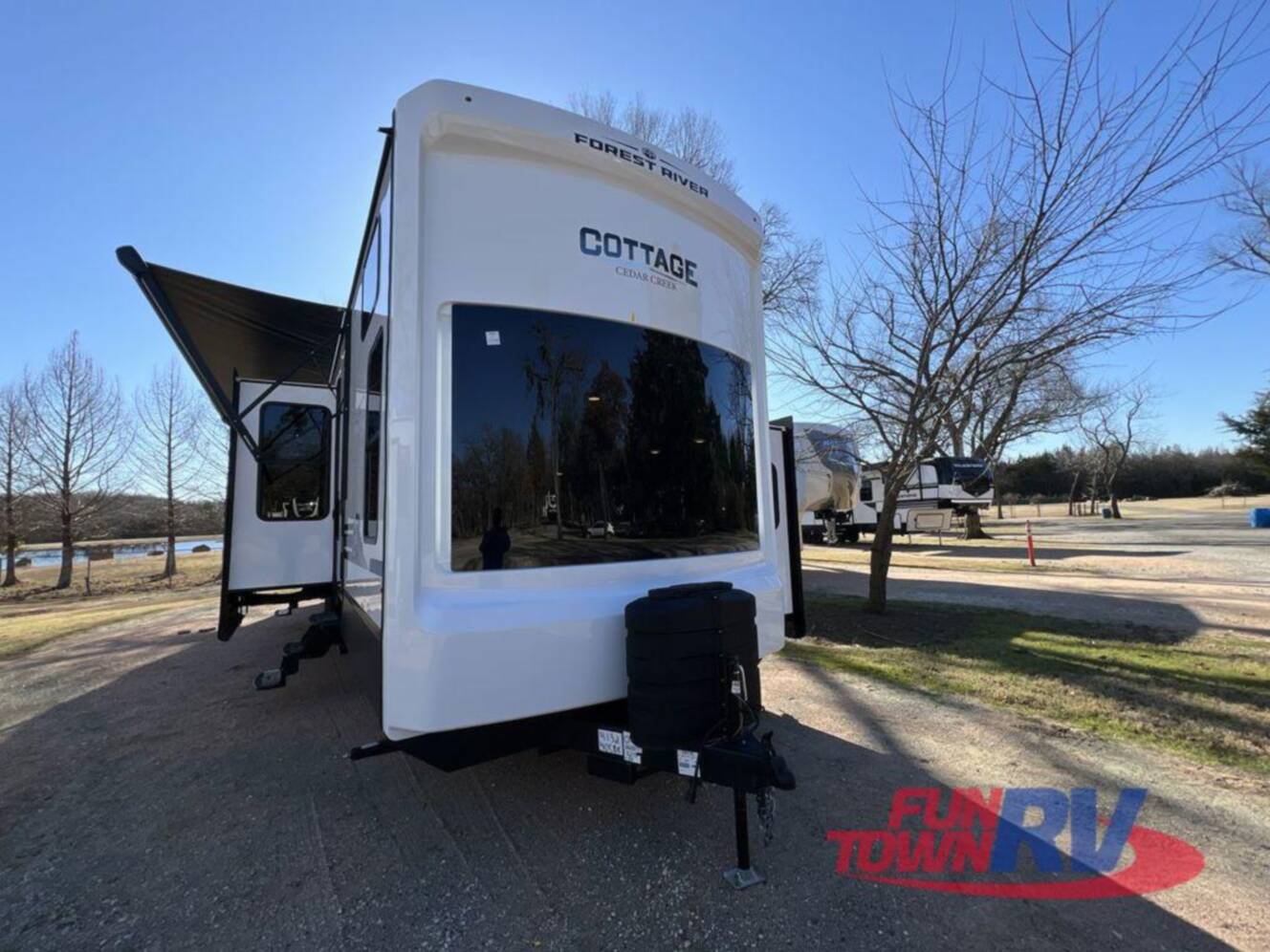 A photo of this 2025 Forest River Rv Cedar Creek Cottage 40CBK