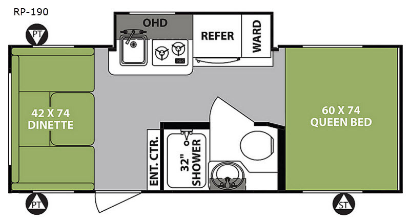 2018 Forest River Rv R Pod RP-190 in brainerd MN