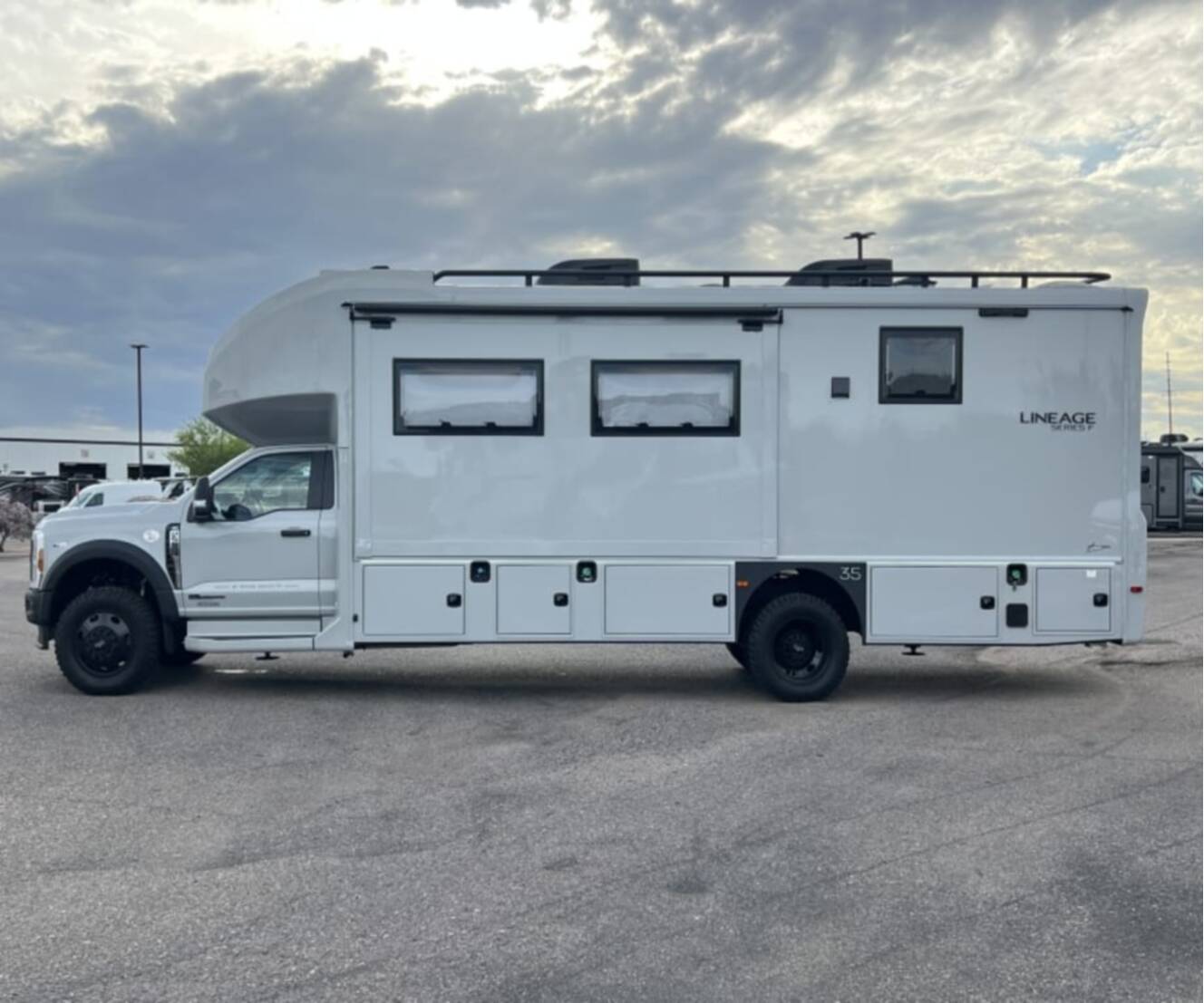 A photo of this 2026 Grand Design LINEAGE SERIES F 31ZW5-FBP