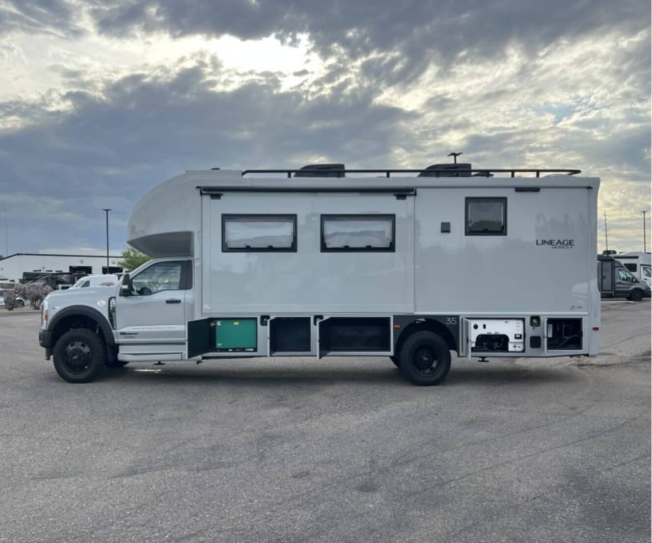 A photo of this 2026 Grand Design LINEAGE SERIES F 31ZW5-FBP