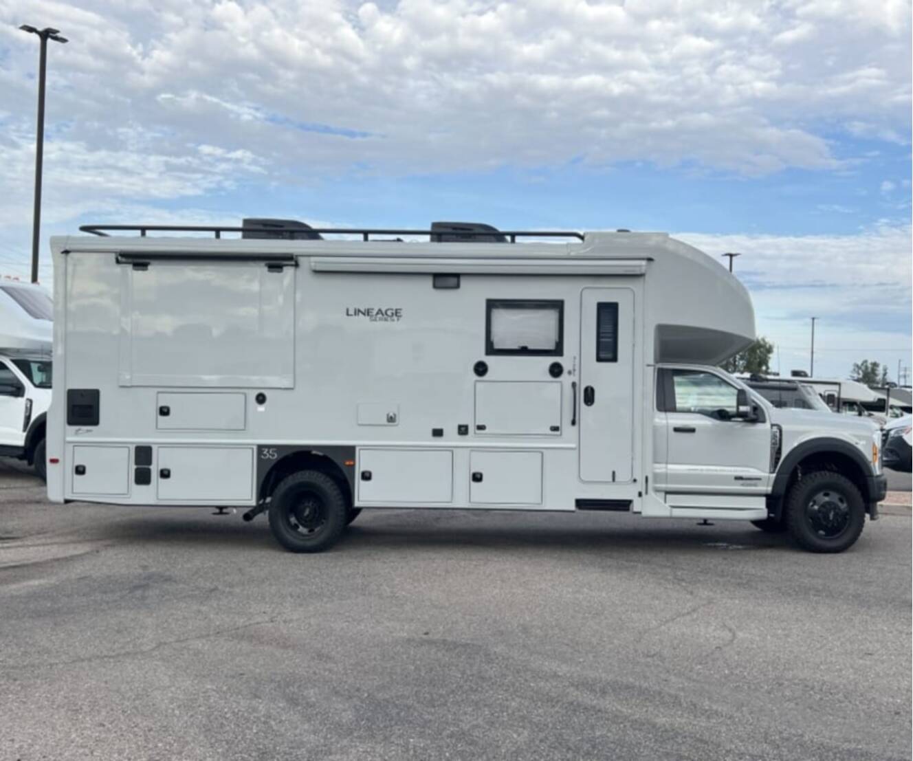 A photo of this 2026 Grand Design LINEAGE SERIES F 31ZW5-FBP