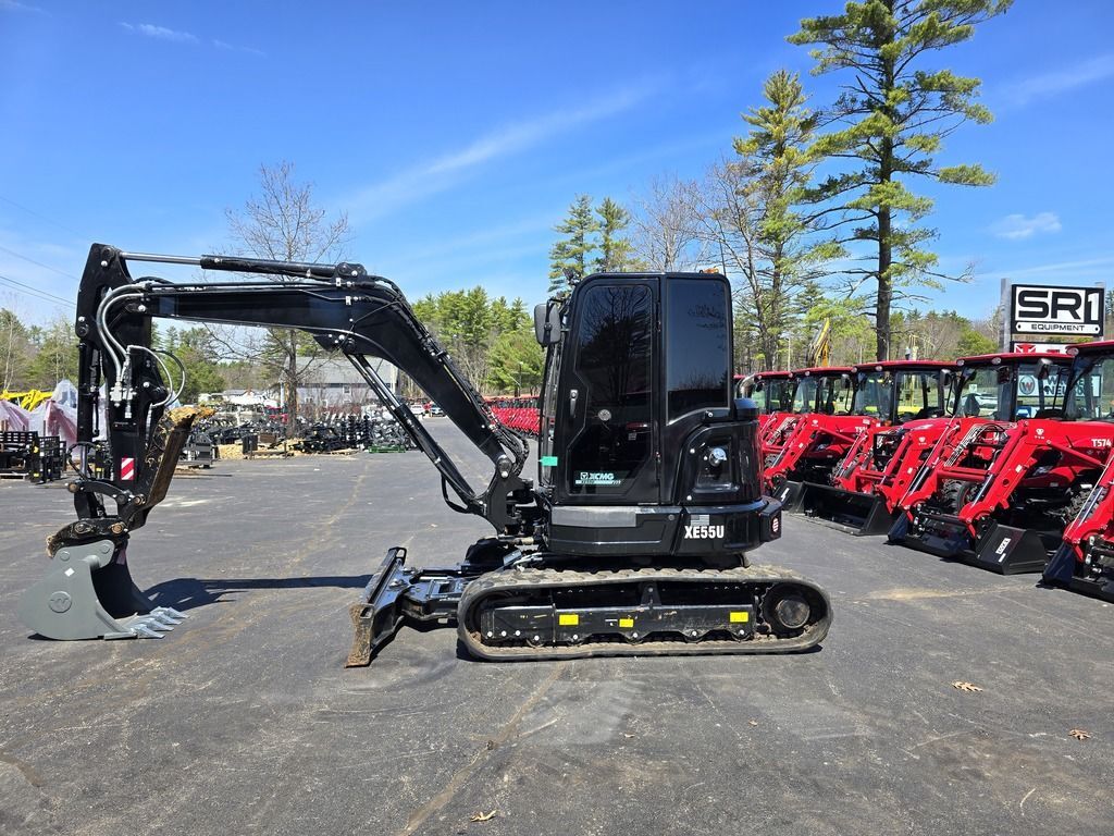 2024 XCMG XE55U BLACKOUT Excavator - 41.2 HP - 13.9k lbs - Hyd Th in Loudon, NH