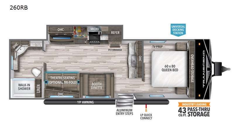 2021 Grand Design Transcend Xplor 260RB in chippewa falls WI
