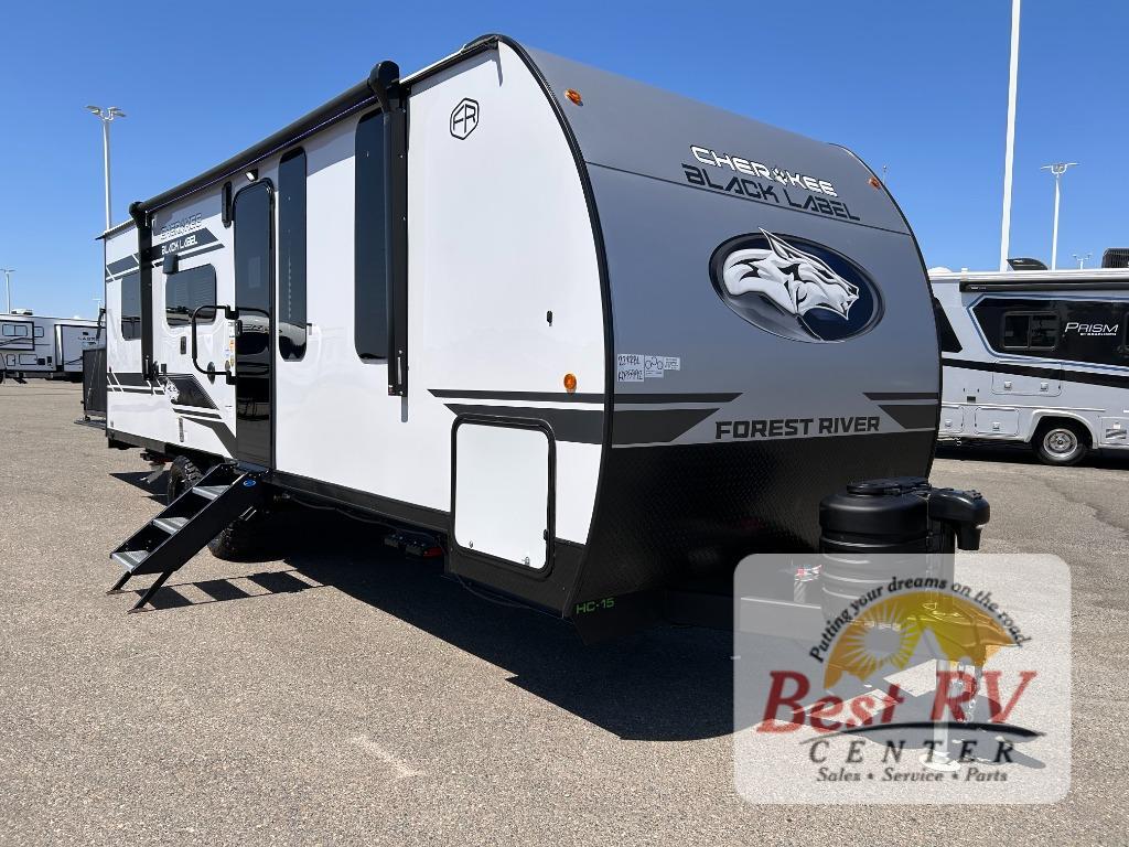 2026 Forest River Rv Cherokee Grey Wolf Black Label 22RRBL Travel Trailer Toy Hauler RV