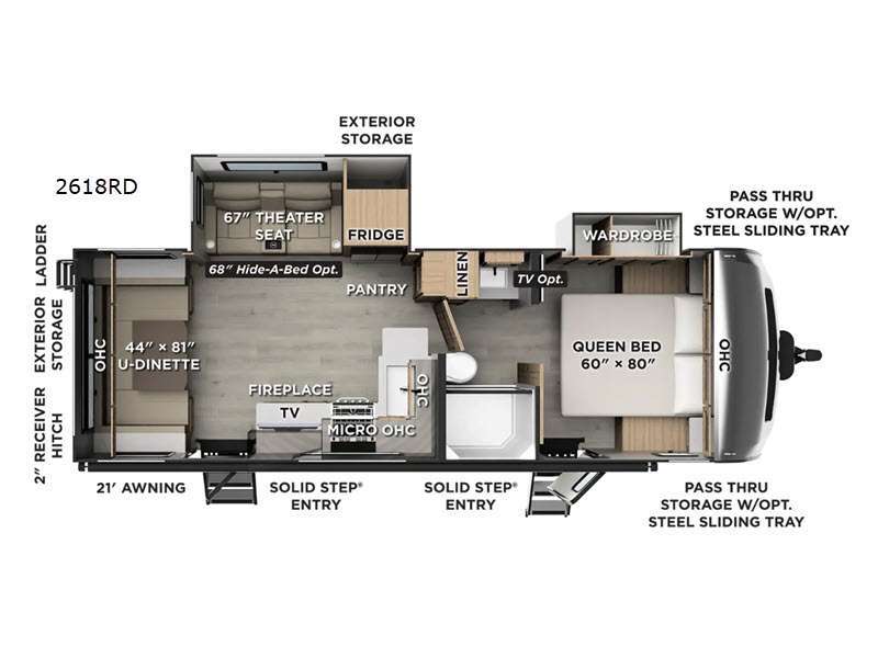 2027 Forest River Rv Rockwood Ultra Lite 2618RD in hot springs AR