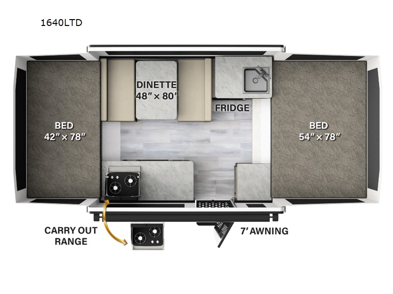 2023 Forest River Rv Rockwood Freedom Series 1640LTD in seymour IN
