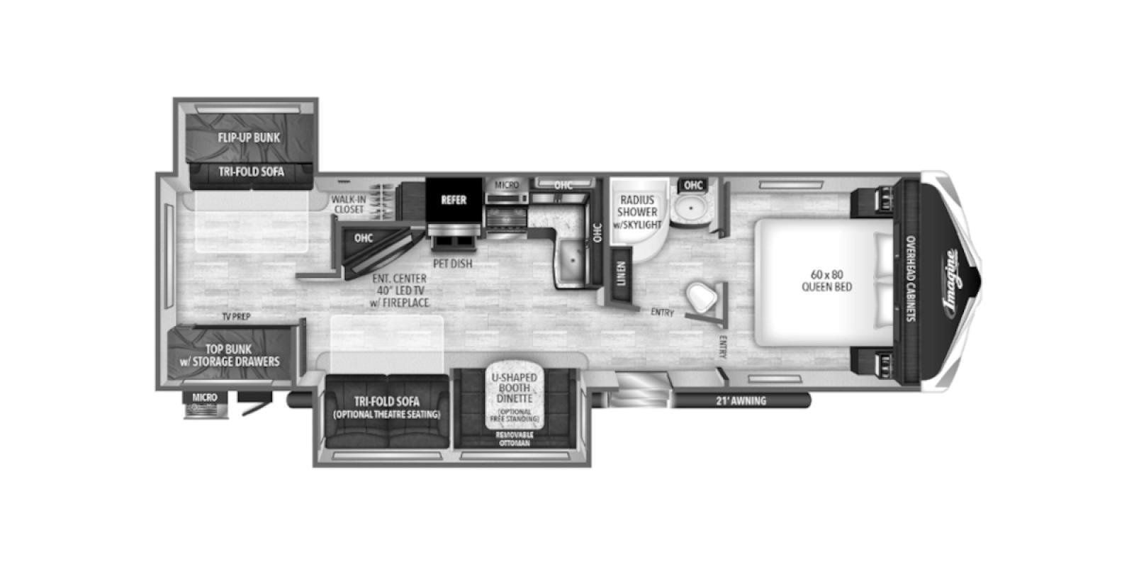 A photo of this 2017 Grand Design Imagine 3150BH
