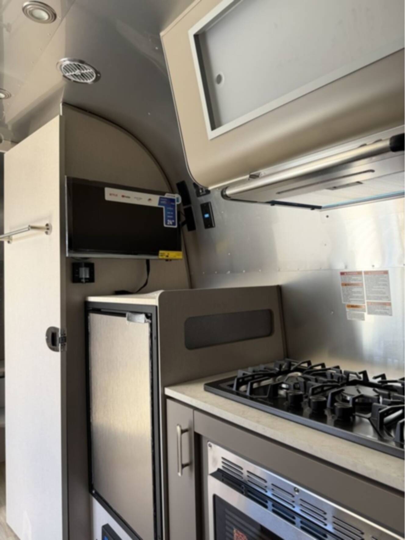 A photo of this 2026 Airstream Caravel 22FB 22FB
