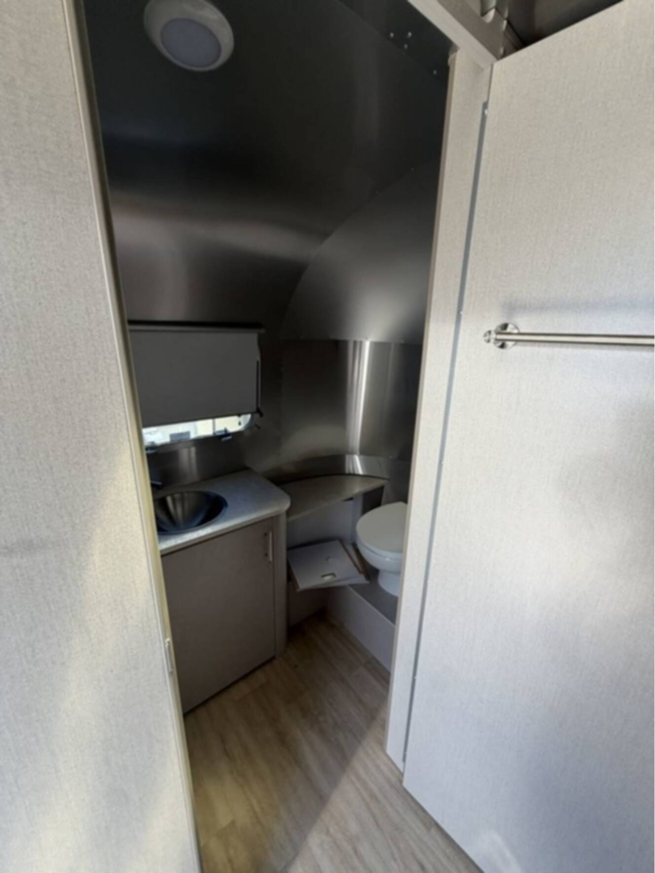 A photo of this 2026 Airstream Caravel 22FB 22FB