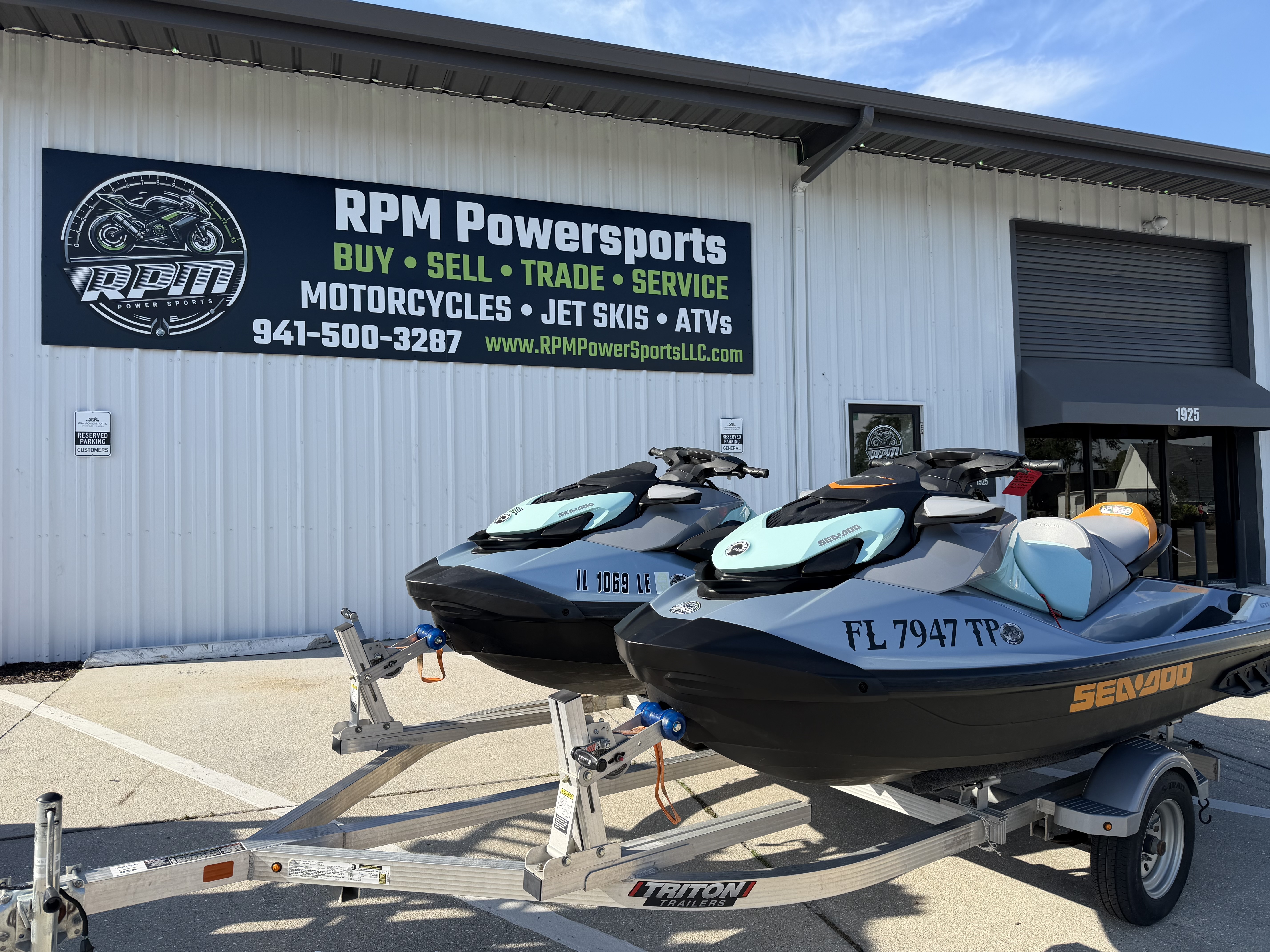 2023 Sea-Doo GTI 130 SE PAIR Only 36 & 18hrs, Warranty & Trailer BASE in Sarsota, FL