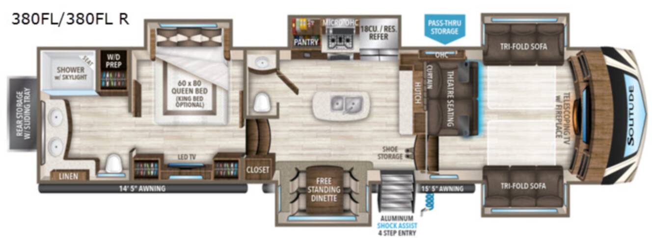 A photo of this 2023 Grand Design SOLITUDE 380FL
