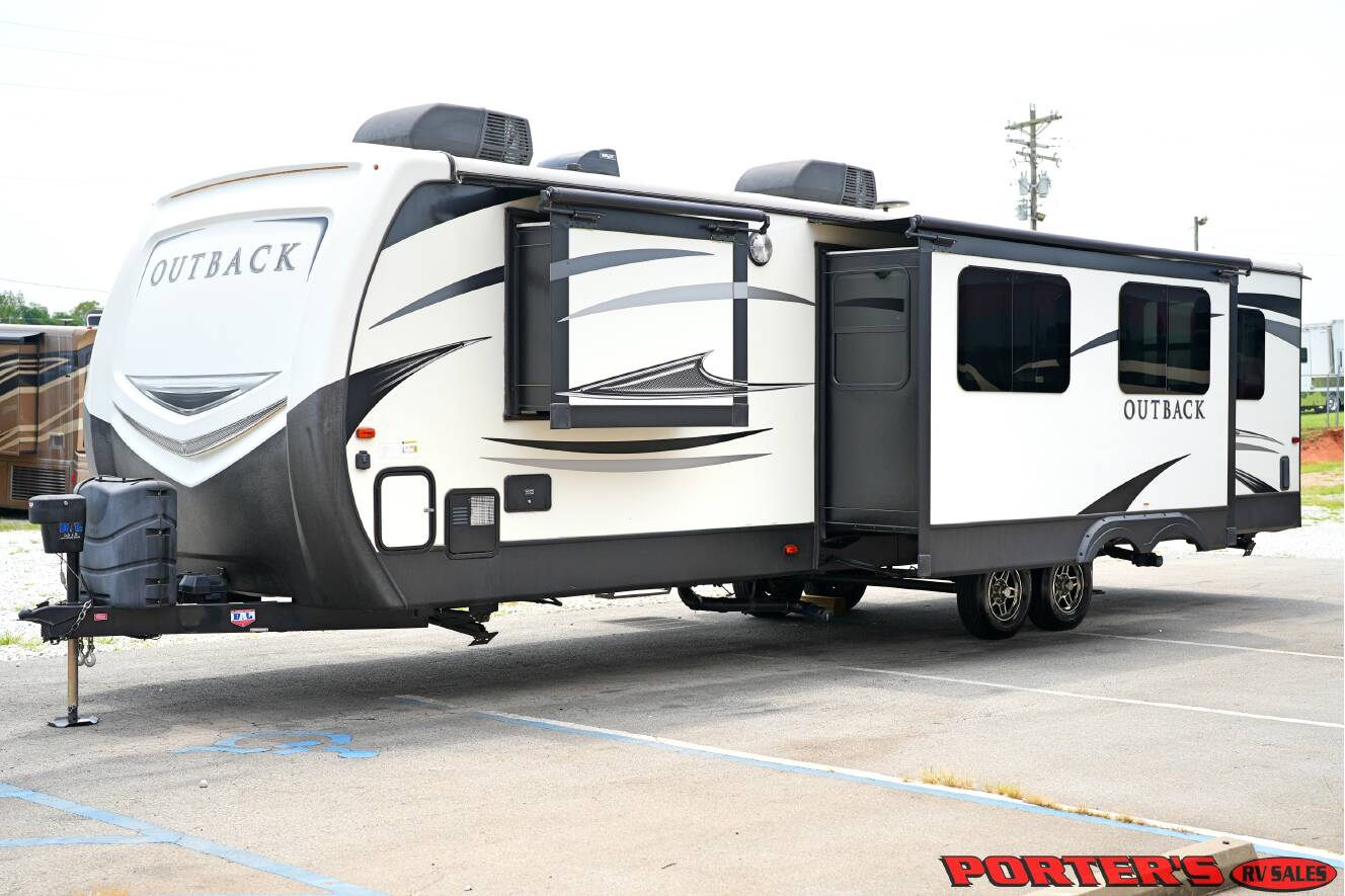 A photo of this 2019 Keystone OUTBACK 335CG