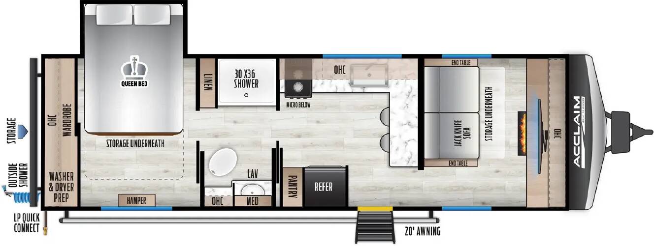 A photo of this 2027 East To West ACCLAIM 2650FL