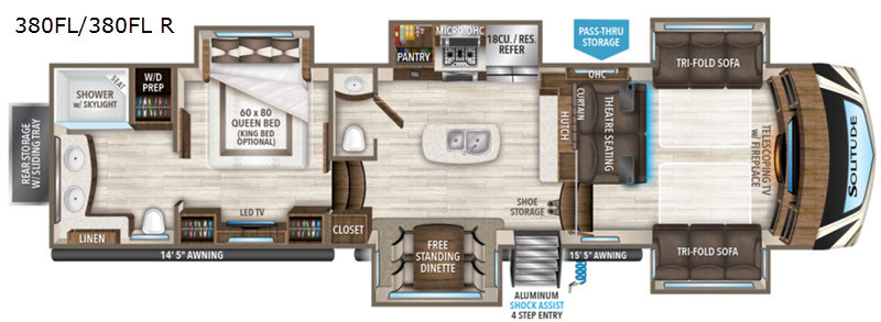 A photo of this 2023 Grand Design SOLITUDE 380FL