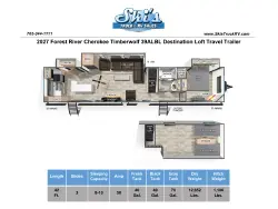 2027 Forest River Cherokee Timberwolf 39ALBL