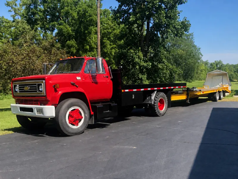 1988 CHEVROLET 16' H.D. FLATBED PLATFORM BODY