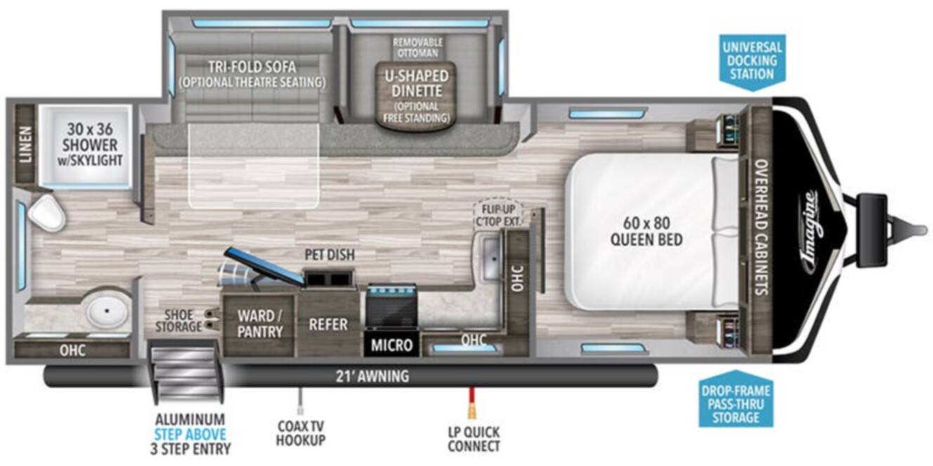 A photo of this 2023 Grand Design Imagine 2600RB