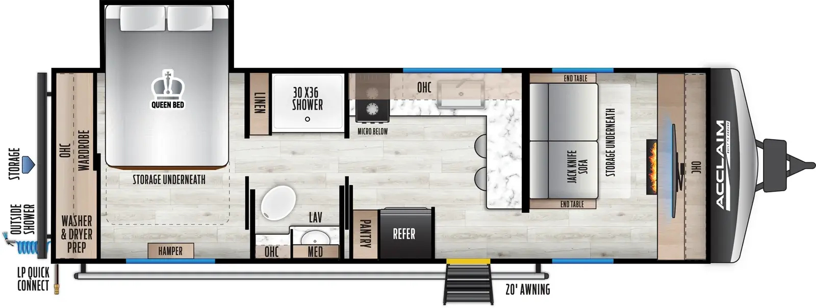 A photo of this 2027 East To West ACCLAIM 2650FL