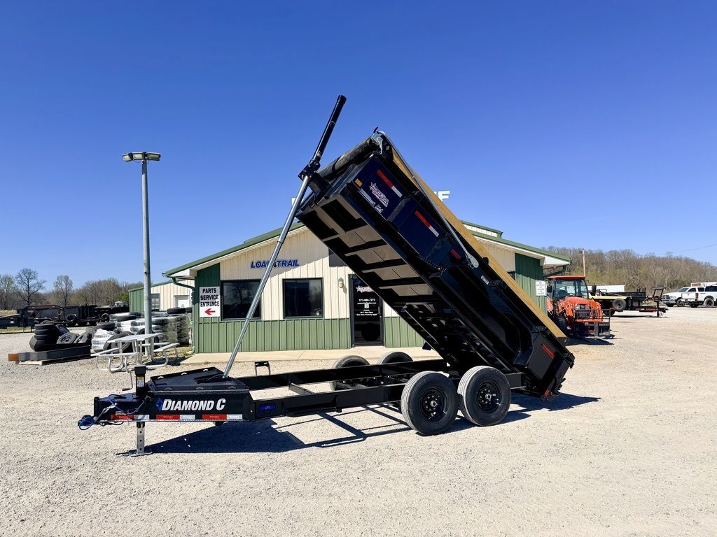 2026 Diamond C LPT207 14' x 82" Low Profile Telescopic Dump Trailer 14 in Poplar Bluff, MO