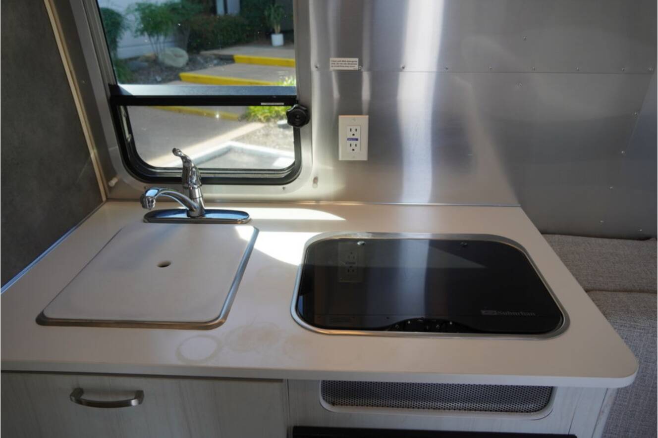 A photo of this 2024 Airstream Bambi 16RB