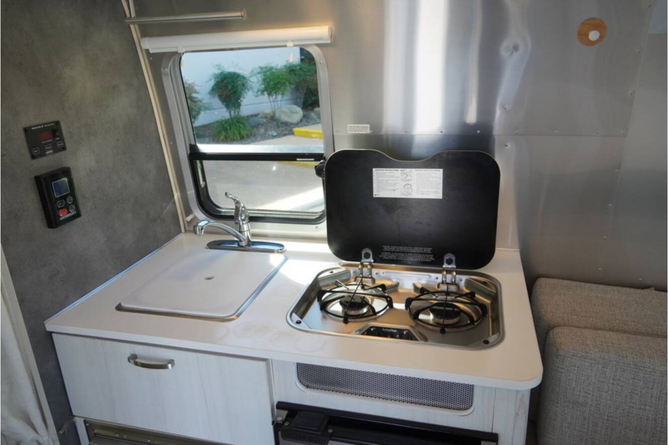 A photo of this 2024 Airstream Bambi 16RB