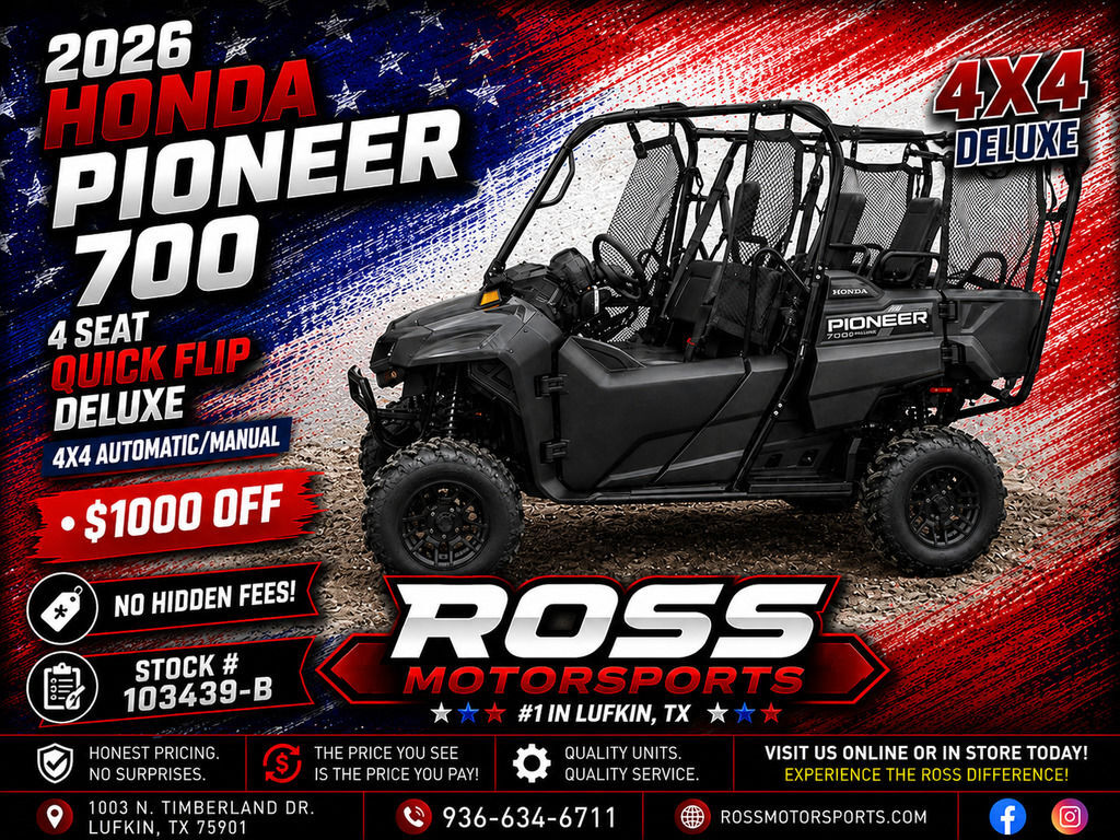 2026 Honda® Pioneer 700 UTV/Utility ATV
