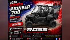 2026 Honda® Pioneer 700 UTV/Utility ATV
