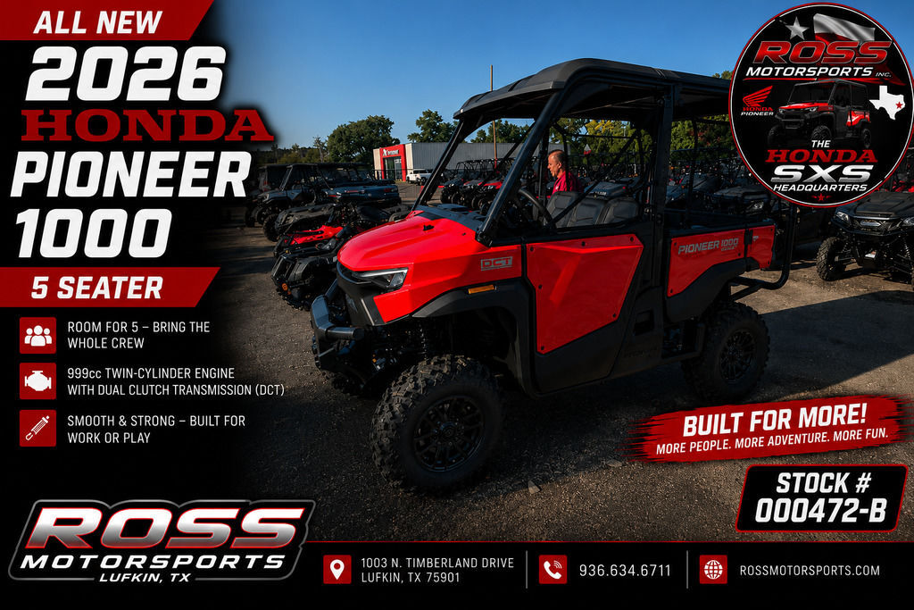 2026 Honda® Pioneer 1000-5 Deluxe in lufkin TX