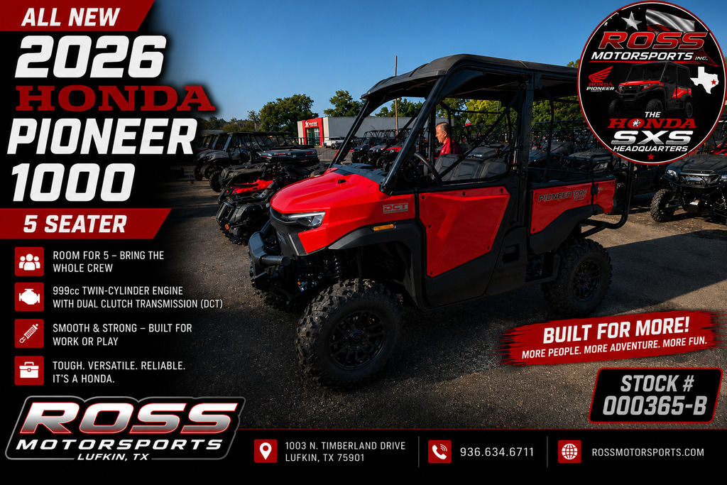 2026 Honda® Pioneer 1000-5 Deluxe UTV/Utility ATV