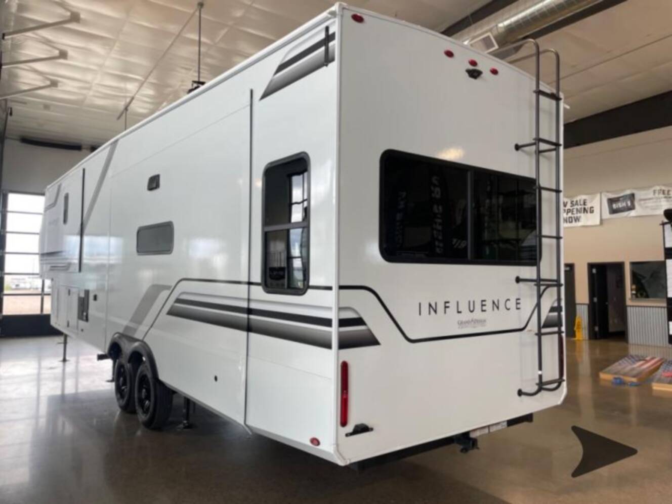 A photo of this 2026 Grand Design Influence 3503GK
