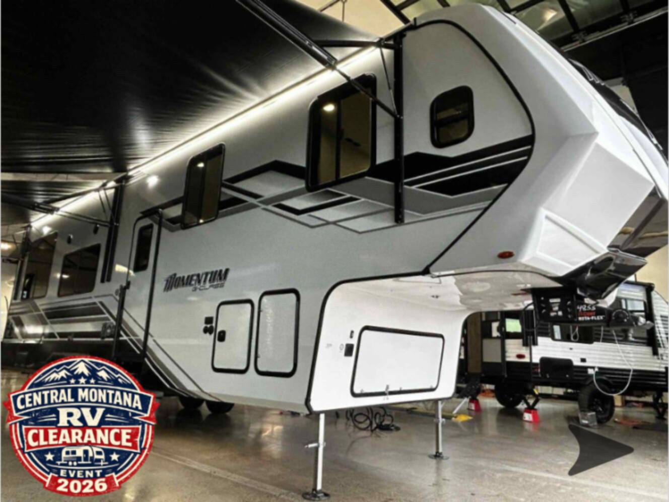 A photo of this 2026 Grand Design Momentum G-Class 325G