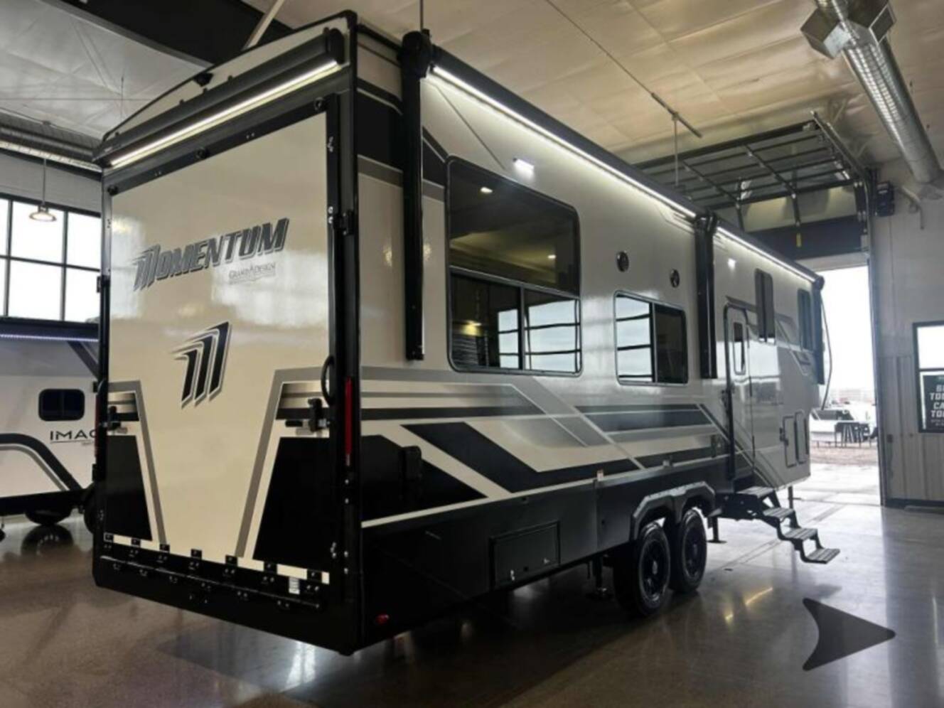 A photo of this 2026 Grand Design Momentum G-Class 325G
