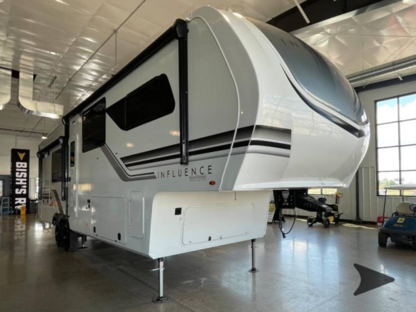 A photo of this 2026 Grand Design Influence 3203GK