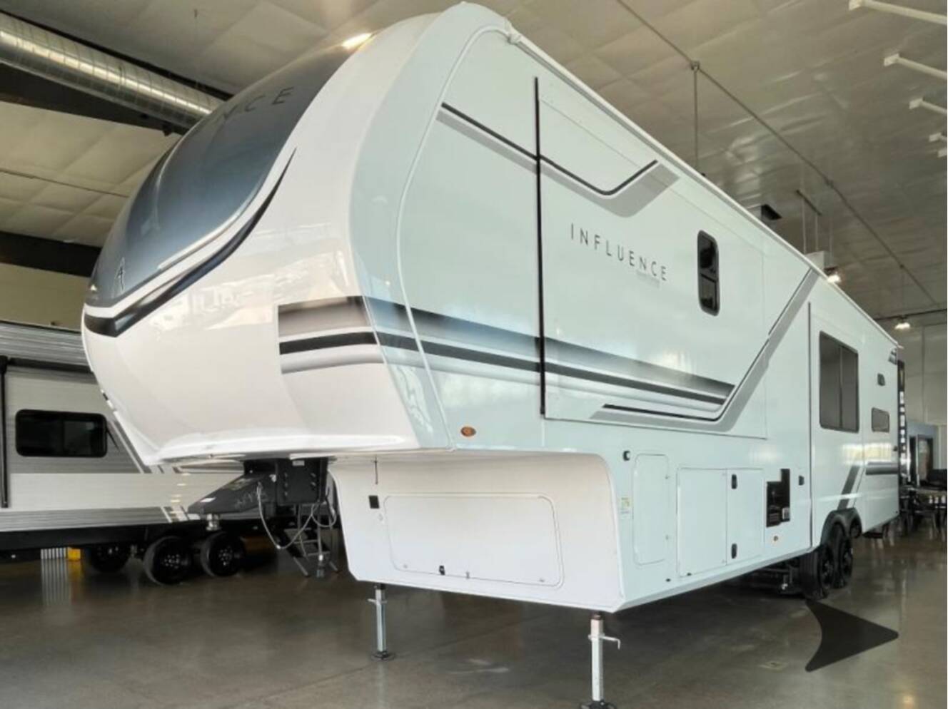 A photo of this 2026 Grand Design Influence 3203GK