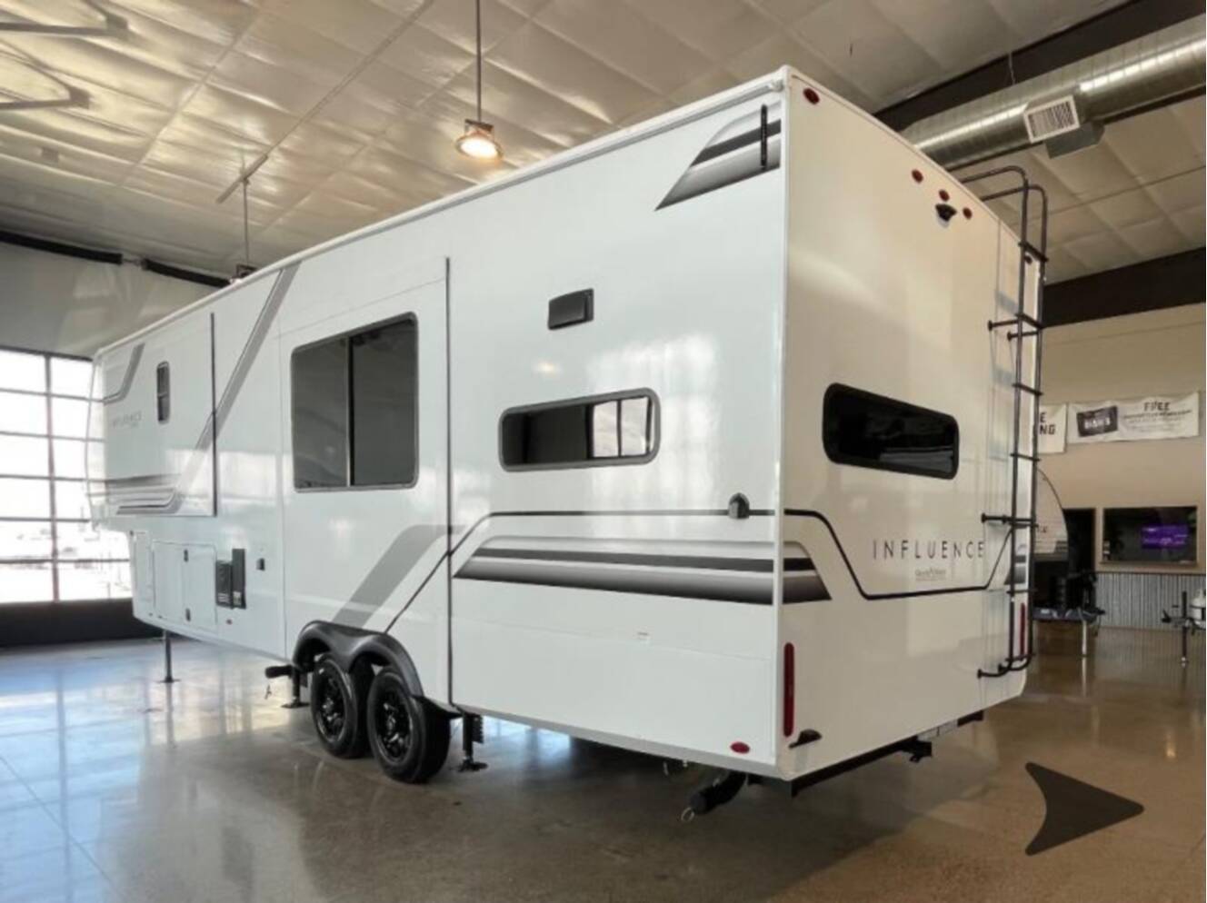 A photo of this 2026 Grand Design Influence 3203GK