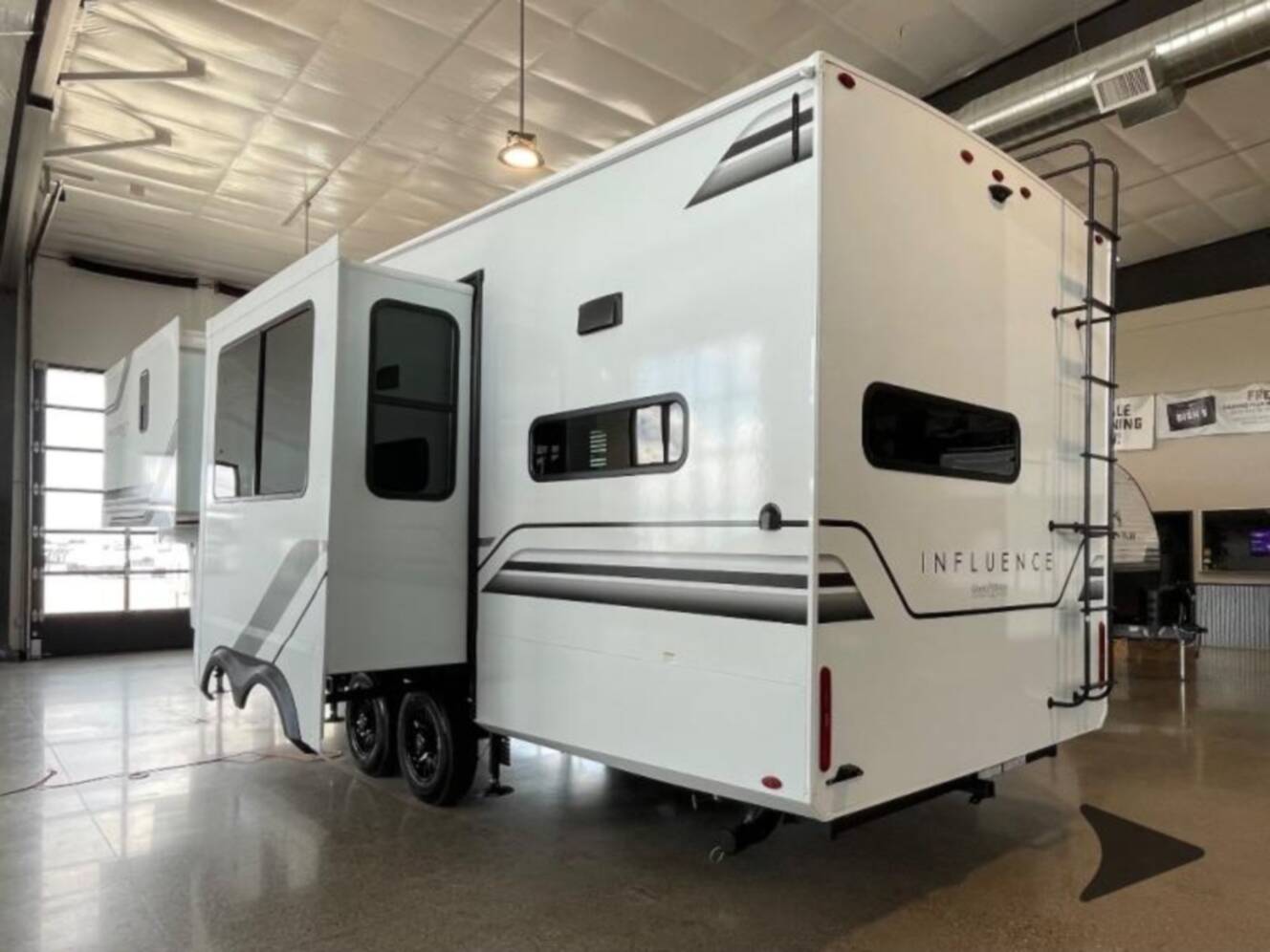A photo of this 2026 Grand Design Influence 3203GK