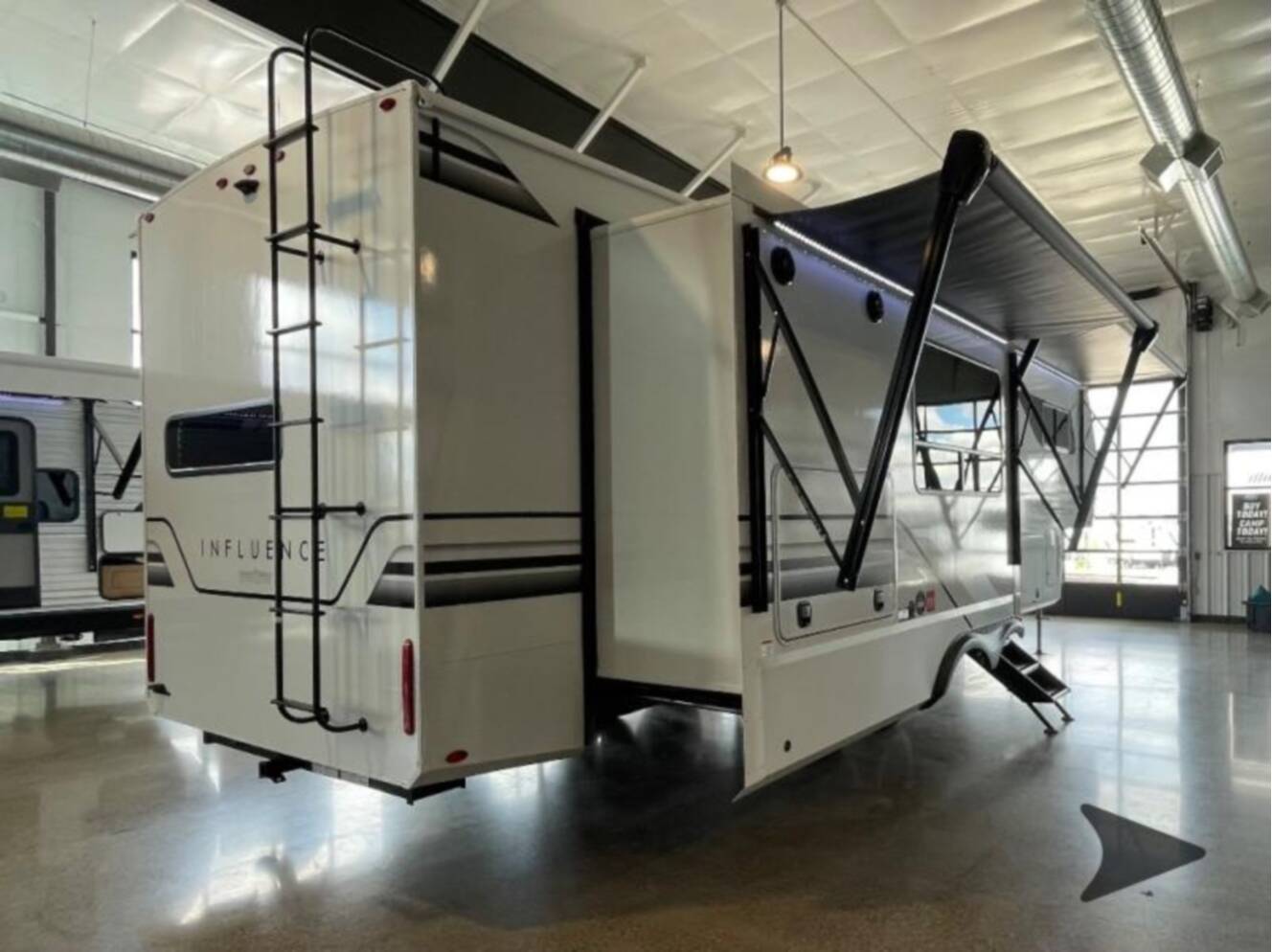 A photo of this 2026 Grand Design Influence 3203GK