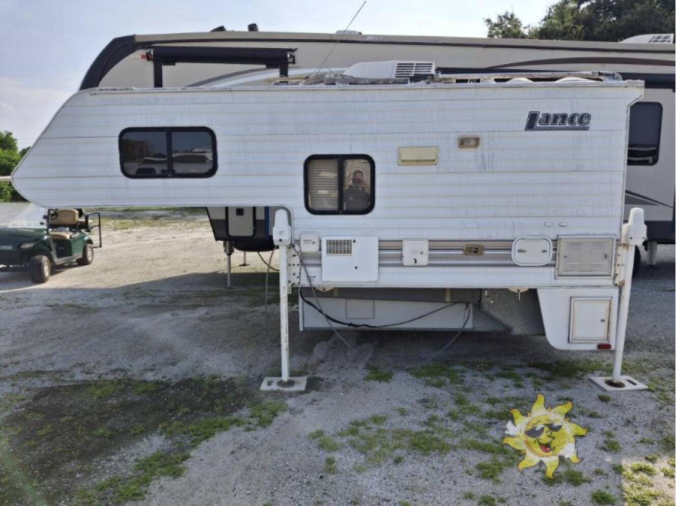 A photo of this 2007 Lance Lance 815 Extended Cabover