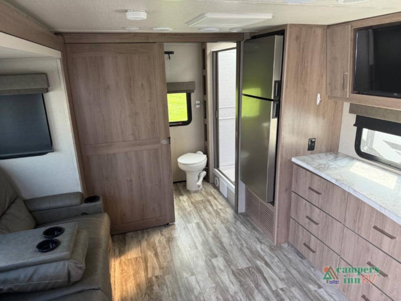 A photo of this 2022 Grand Design Imagine XLS 22RBE