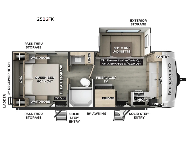 2027 Forest River Rv Rockwood Mini Lite 2506FK in kingston NH
