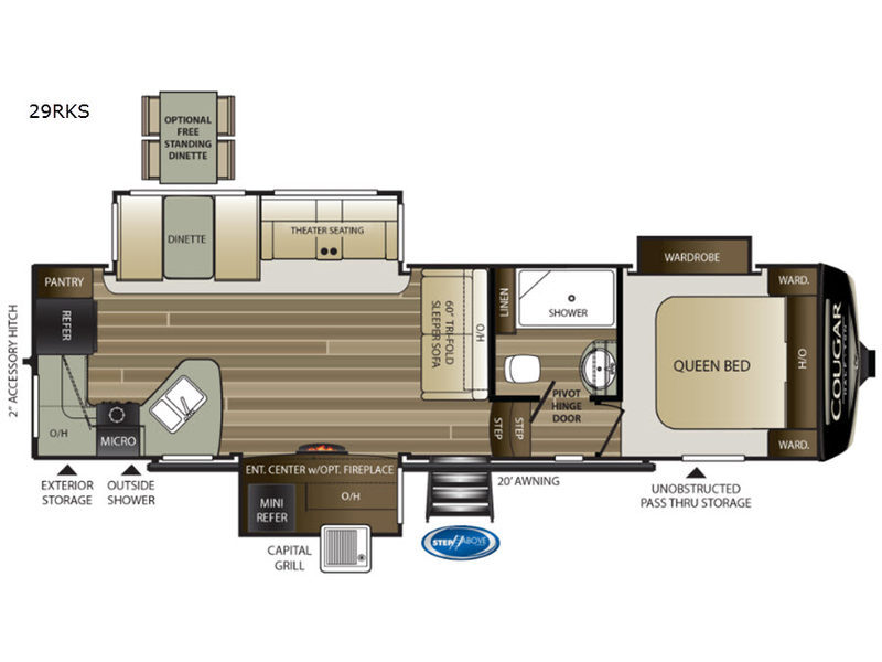 2019 Keystone Rv Cougar 29RKS in ramsey MN