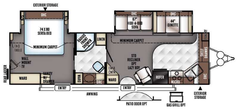 2016 Forest River Rv Rockwood Signature Ultra Lite 8315BSS in perry IA